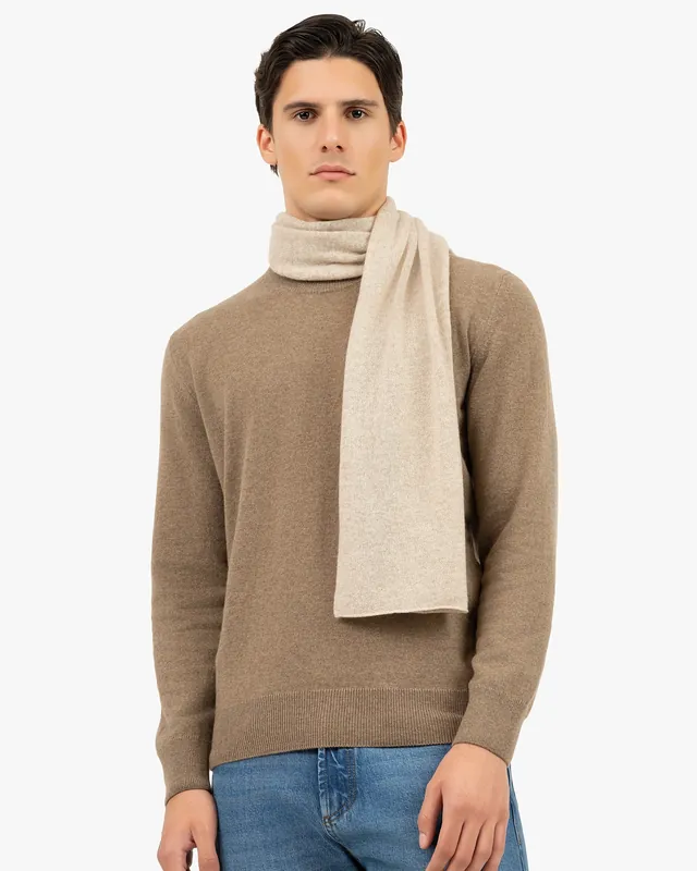 Men's Essential Scarf - Beige