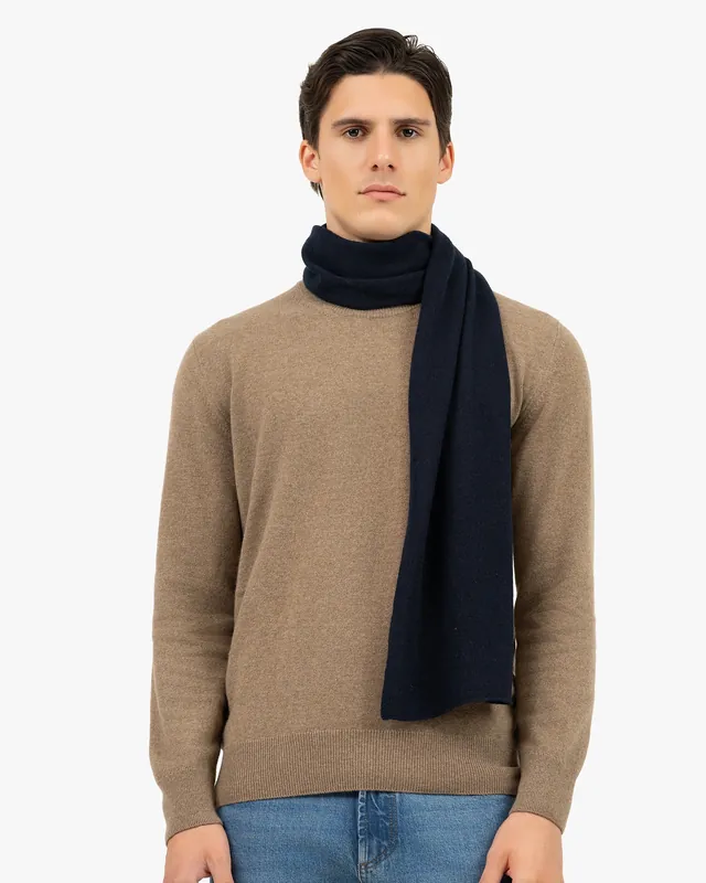 Men's Essential Scarf - Night Blue