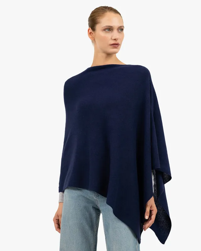 Essential Poncho - Blue