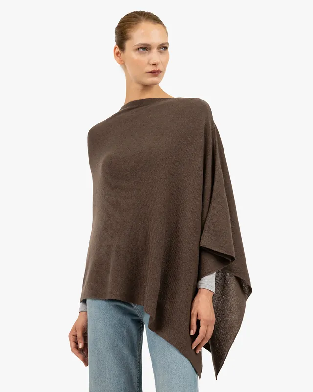 Essential Poncho - Brown