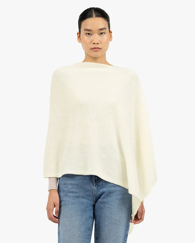Essential Poncho - White