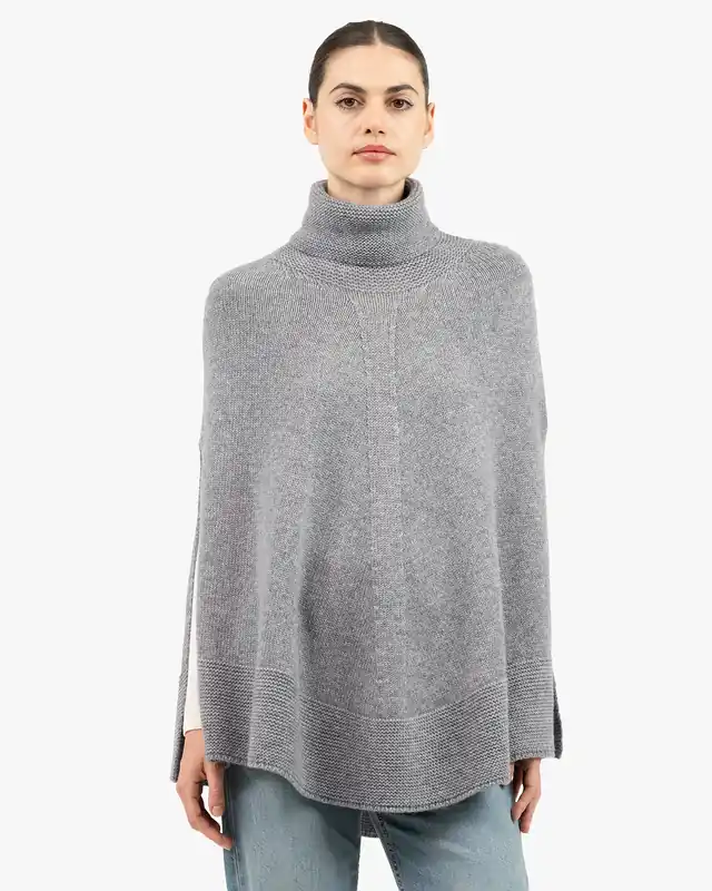 Selva Poncho - Medium Grey