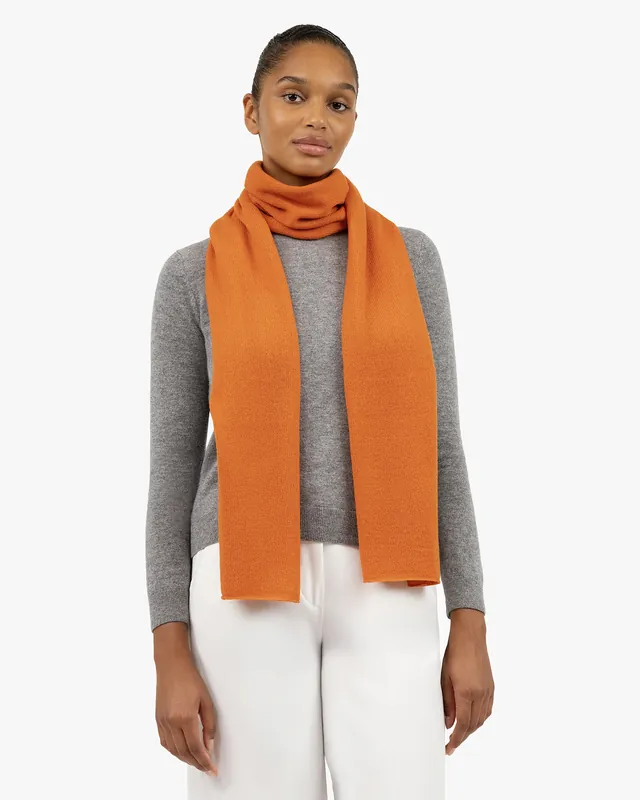 Women's Essential Maxi Scarf - Orange