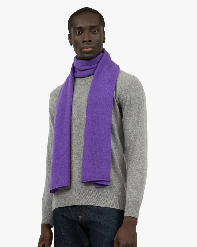 Men's Essential Maxi Scarf - Purple
