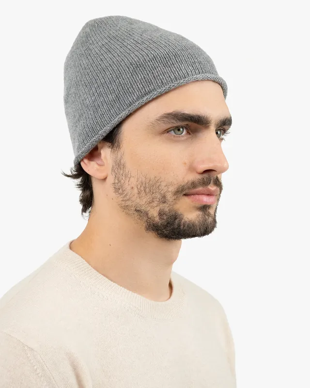 Men's San Carlo Beanie - Medium Grey