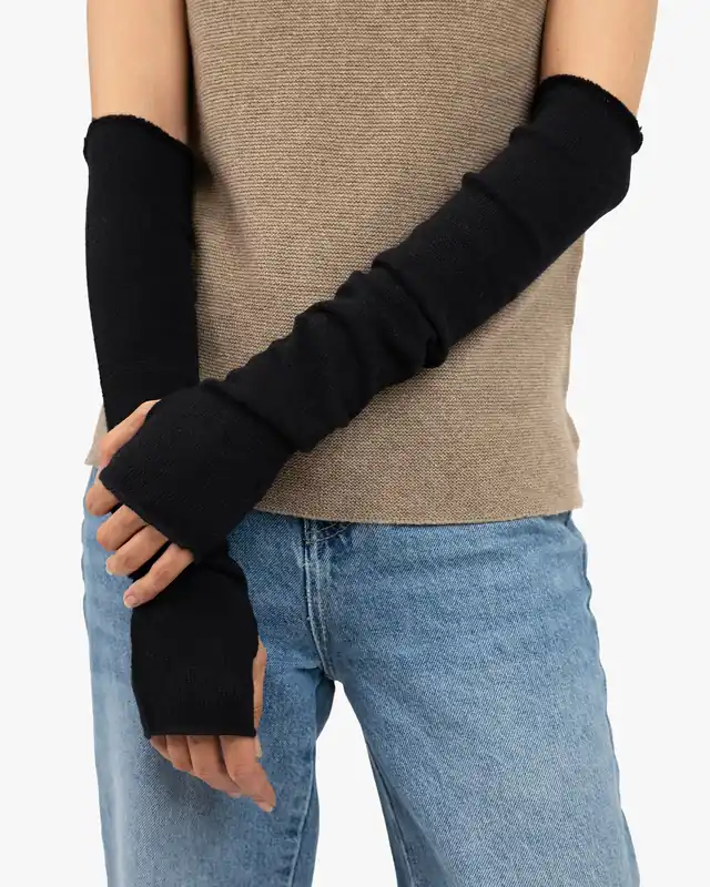 Fingerless Gloves - Black