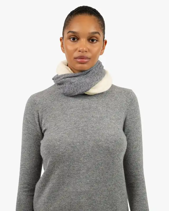 Riviera Scarf - Medium Grey