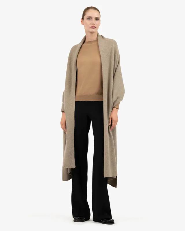 Courmayeur Maxi Wrap - Taupe