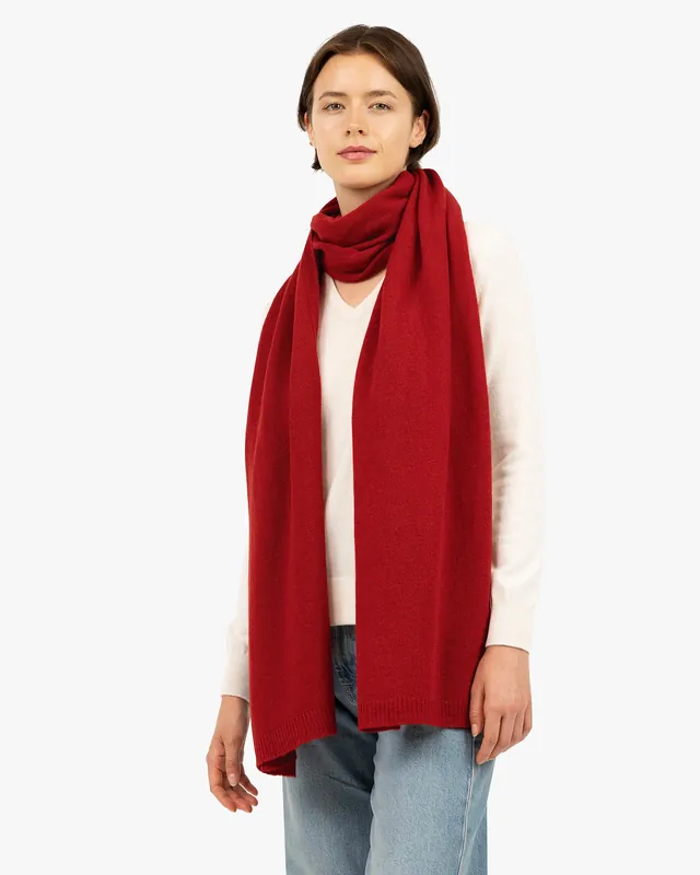 Lightness Maxi Scarf - Red