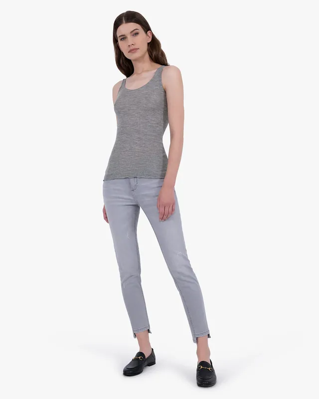 Tank Top Plissé - Grey