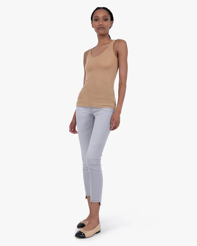 Tank Top Plissé - Camel