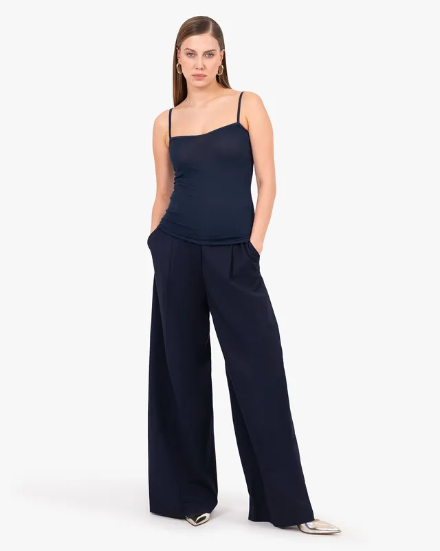 Pleated Top - Blue