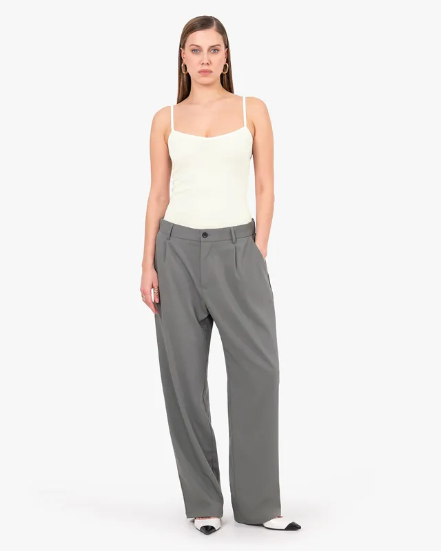 Pleated Top - White