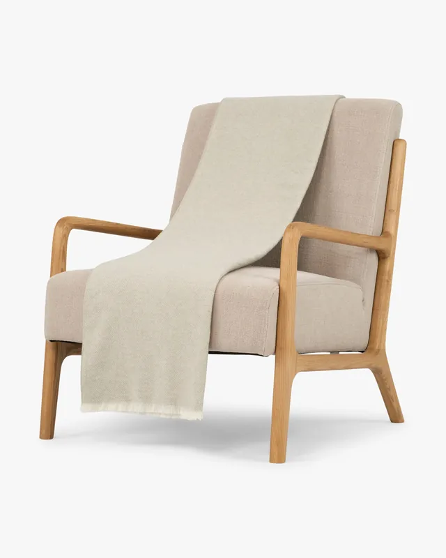 Soffio Throw Blanket - Beige