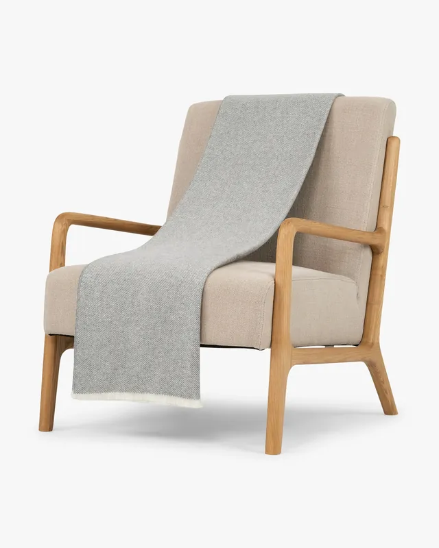 Soffio Throw Blanket - Grey