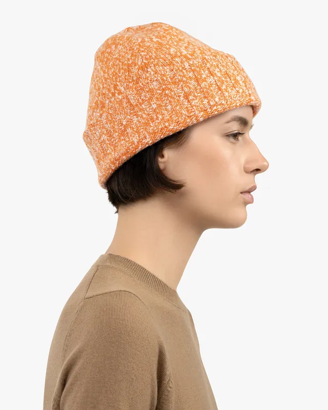 Women's Mouliné Hat - Orange