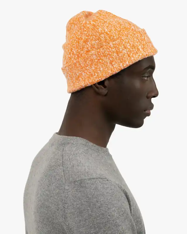 Men's Mouliné Hat - Orange