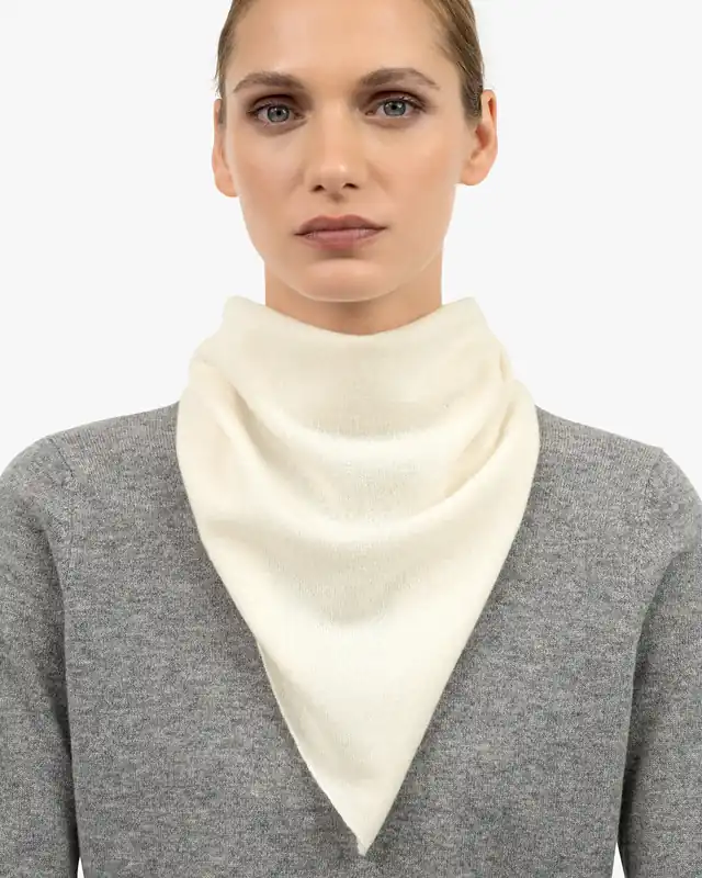 Women's Bandana Scarf - White