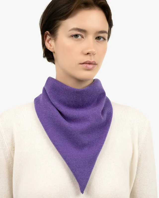 Women's Bandana Scarf - Purple