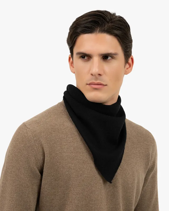 Men's Bandana Scarf - Black