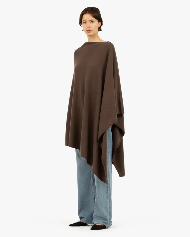 Mayfair Poncho - Brown