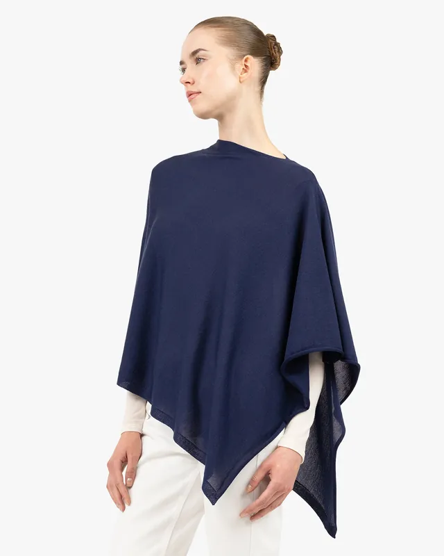 Positano Poncho - Blue