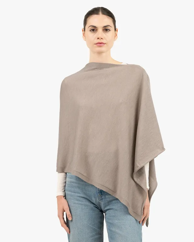 Positano Poncho - Beige