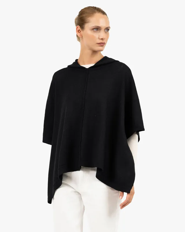 Hoodie Cape - Black