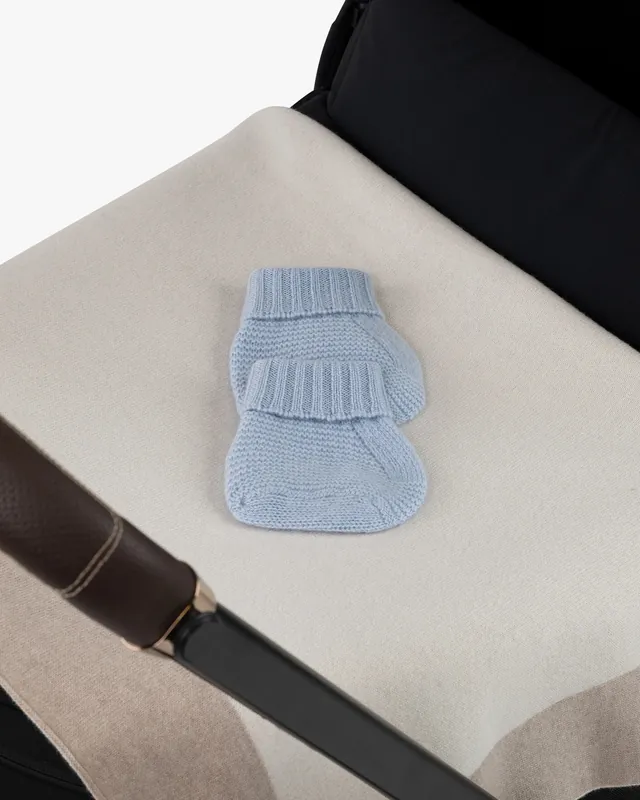 Baby Booties - Light Blue