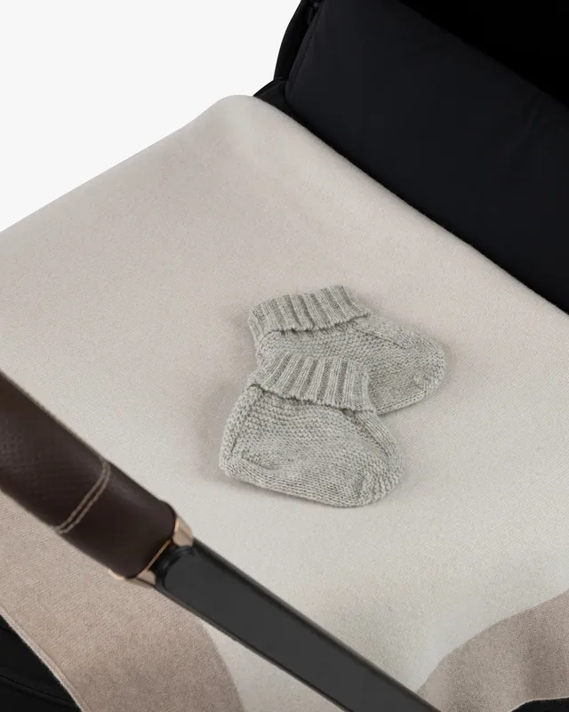 Baby Booties - Light Grey