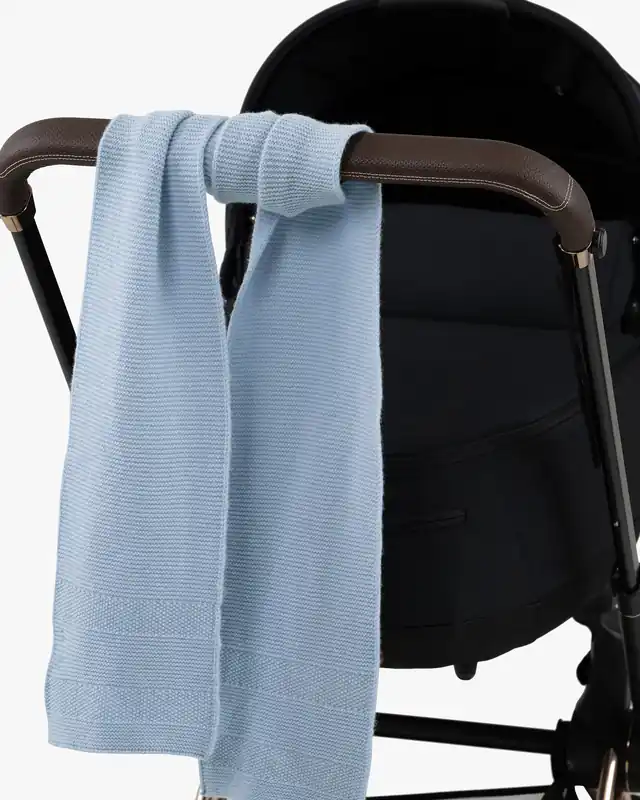 Links Baby Scarf - Light Blue