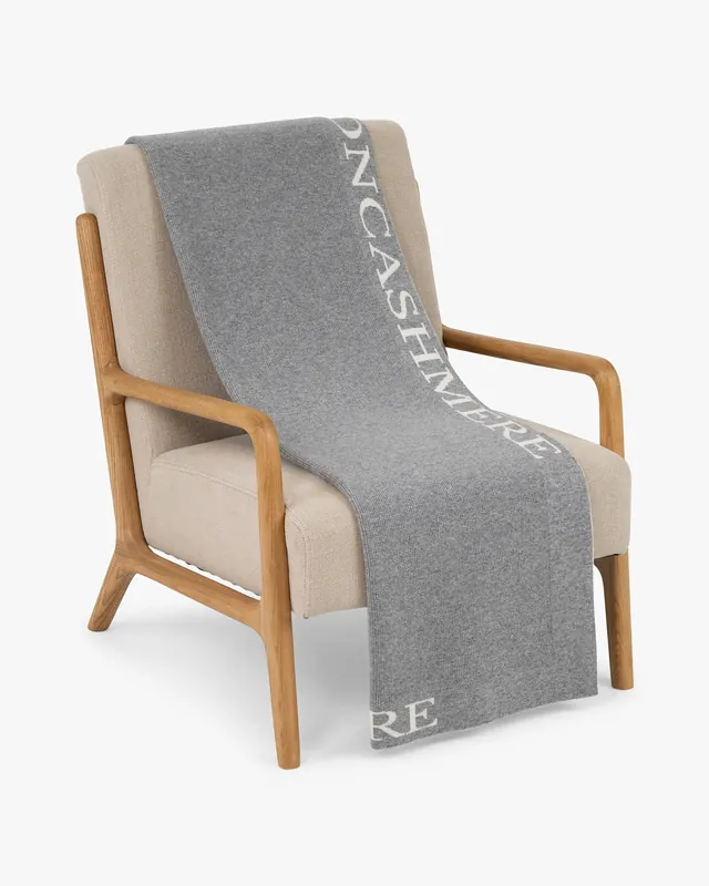 Dolomiti Customizable Blanket - Medium Grey