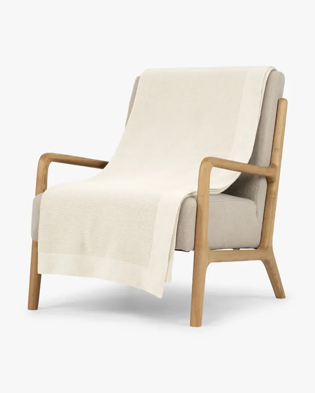 Fiocco Blanket - White