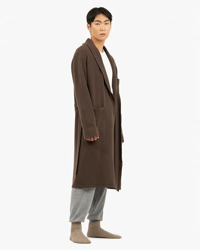 Oberon Lounge Robe - Brown