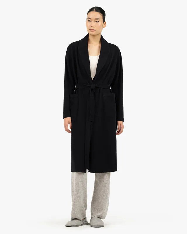 Lorien Lounge Robe - Black