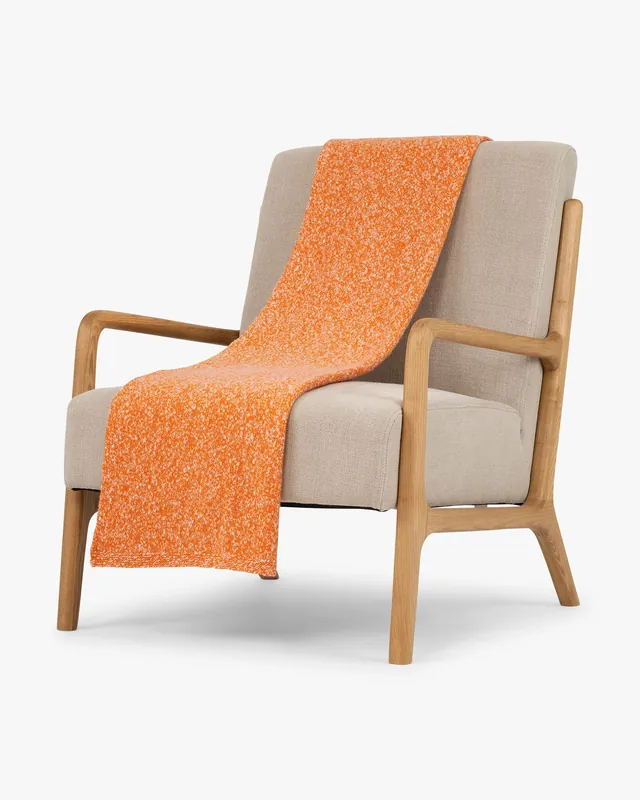 Mouliné Throw - Orange
