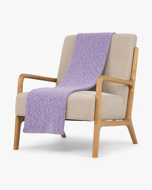 Mouliné Throw - Purple