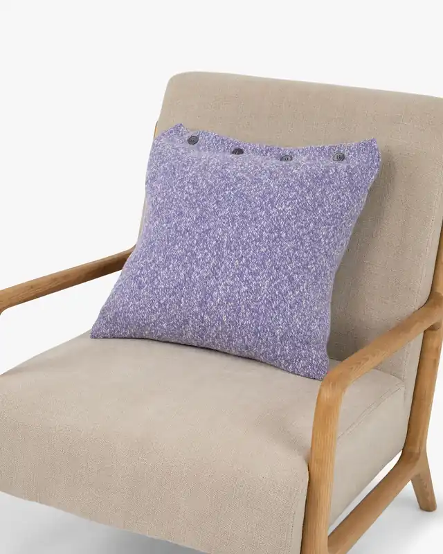 Mouliné Pillow - Purple