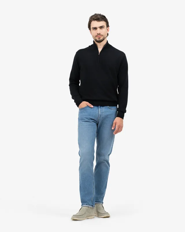 Men's Classic Quarter-Zip - Black