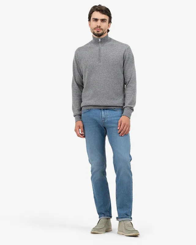 Men's Classic Quarter-Zip - Medium Grey