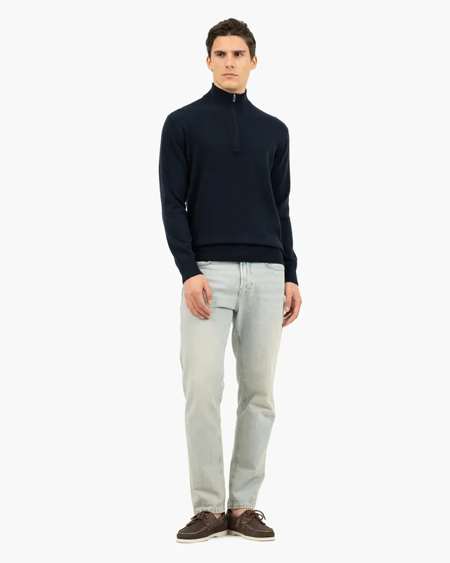 Men's Classic Quarter-Zip - Night Blue