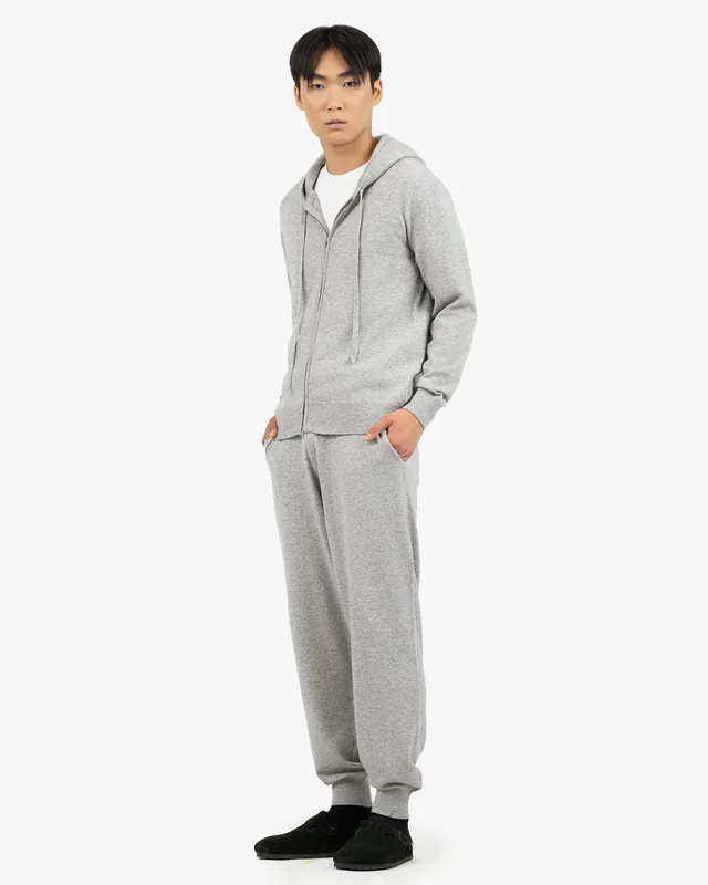 Men's Gramercy Zip Hoodie - Light Grey