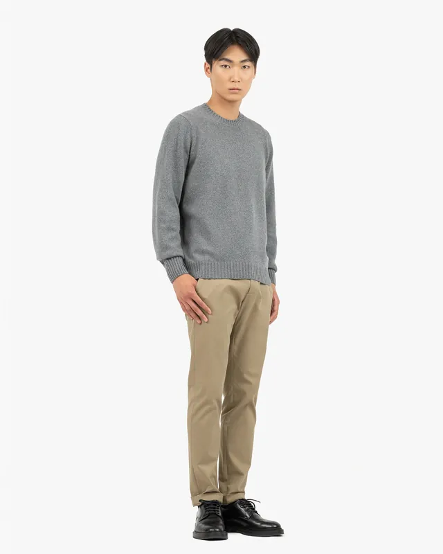 Men's Faloria Crew Neck Sweater - Grey