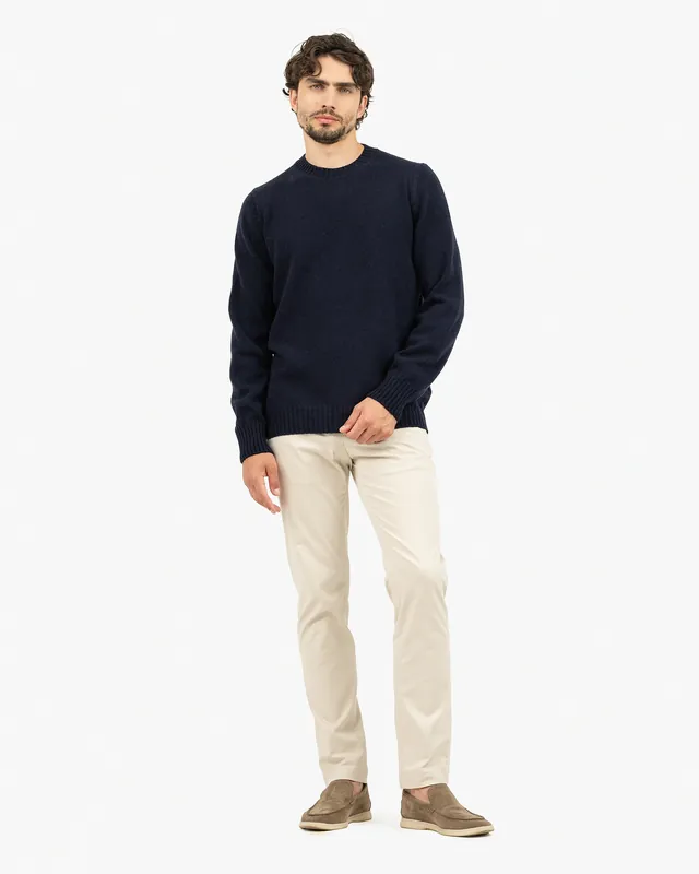 Men's Faloria Crew Neck Sweater - Blue