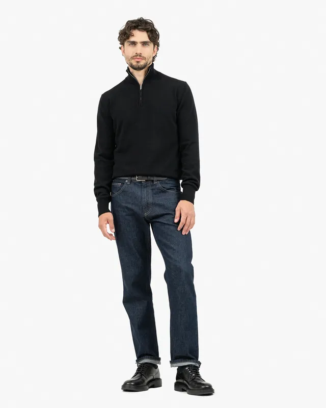 Men's Saxon Quarter-Zip - Black