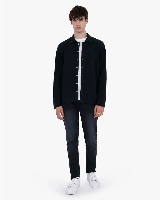 Men's Giza Knit Shirt - Black