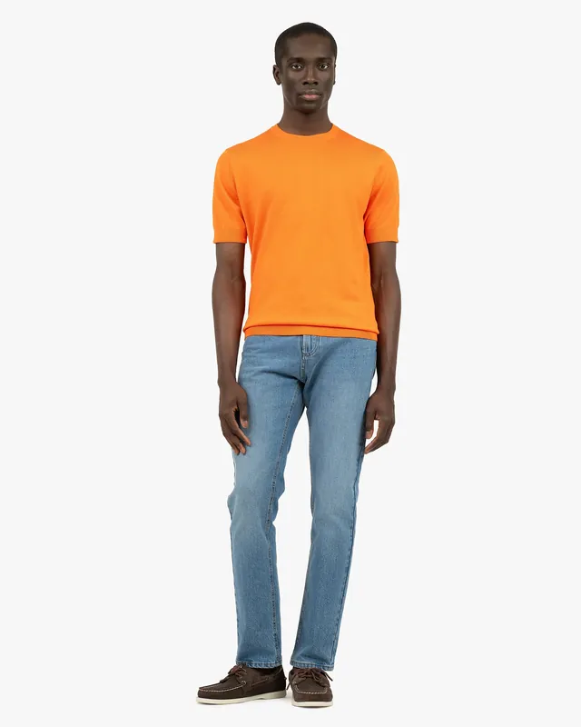 Men's Giza Tee - Orange