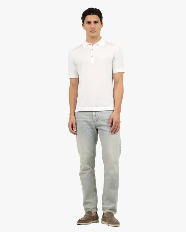 Men's Giza Polo T-Shirt - White