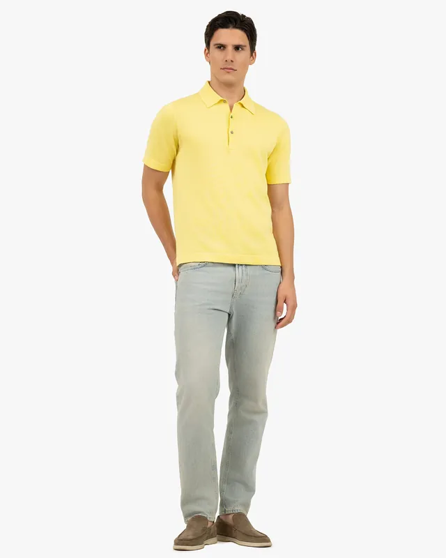 Men's Giza Polo T-Shirt - Yellow