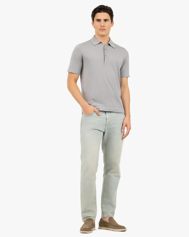 Men's Giza Polo T-Shirt - Grey